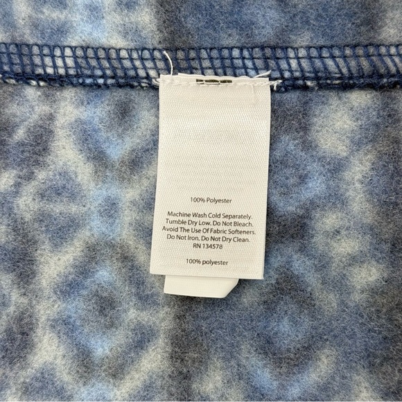 NWT Vineyard Vines Boy’s Fairisle Sweater Fleece Print Jacket Blue Deep Bay M - Picture 10 of 13